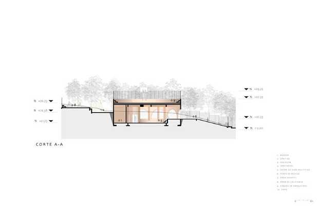 UH INFONAVIT Santa Fe. A park that arises from the slope