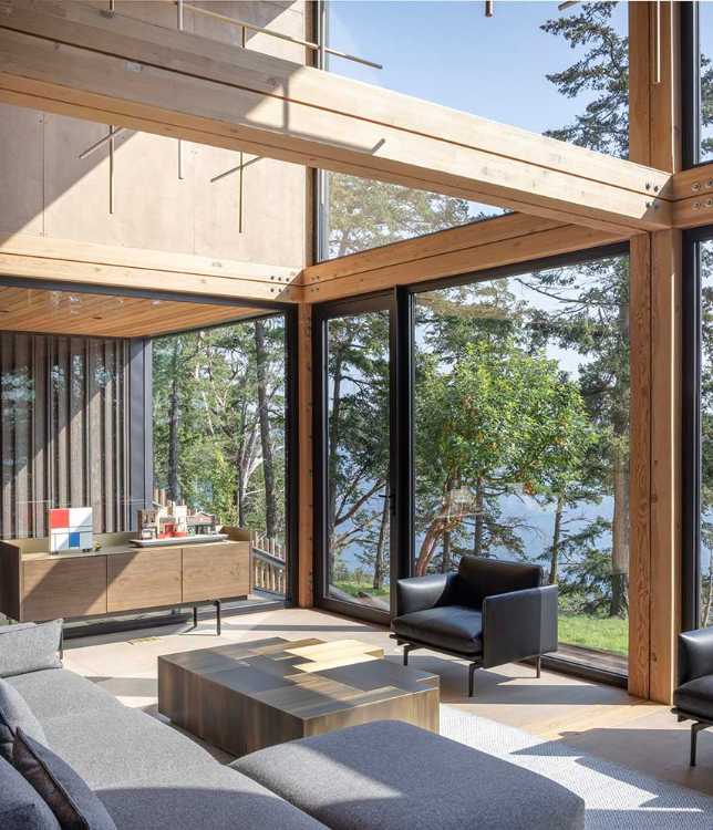 Casa de Discovery Bay. Ritmo, cuadrícula y paisaje.