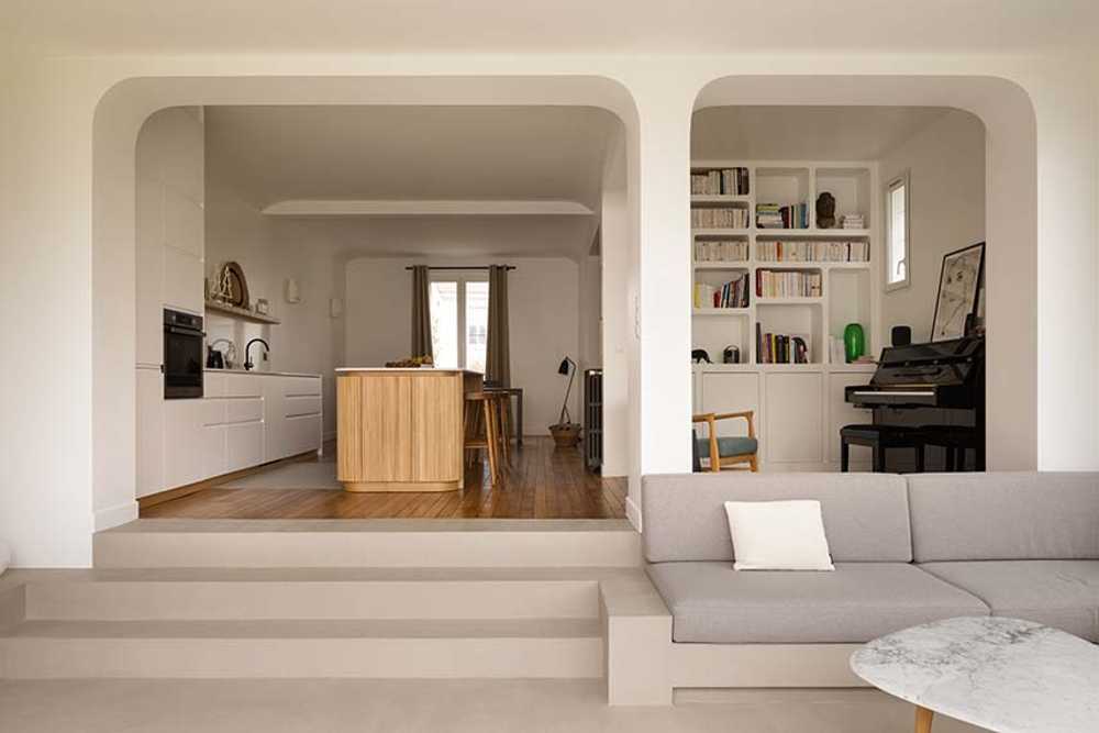 A Parisian house that opens up to the garden