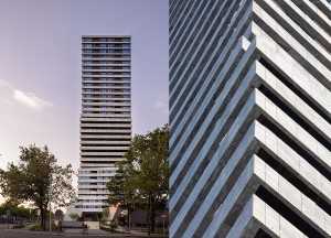 Torre Bunker y parque para revitalizar la obra brutalista de Maaskant