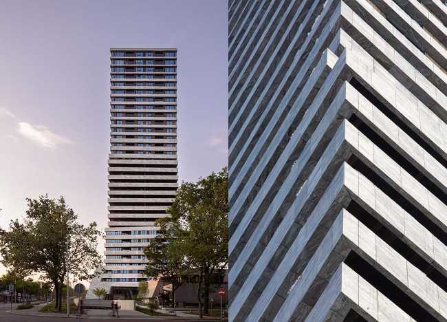 Bunker Tower e parco per rivitalizzare l’opera brutalista di Maaskant