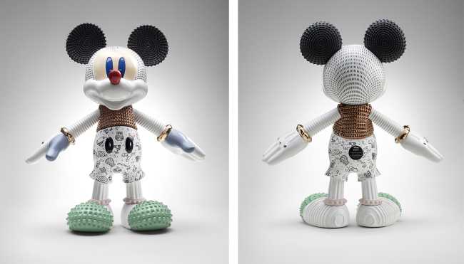 Ceramica dedicata a Micky Mouse