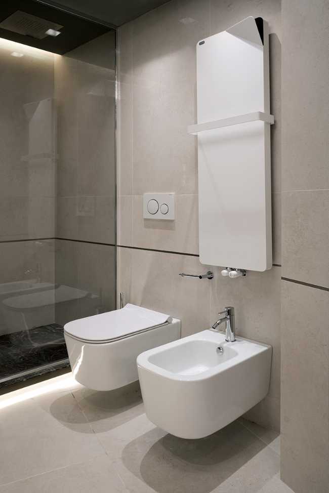 designer radiator for a luxury hotel