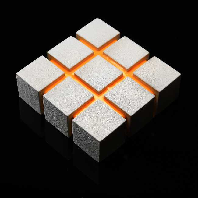 A cake like an architectural sculpture