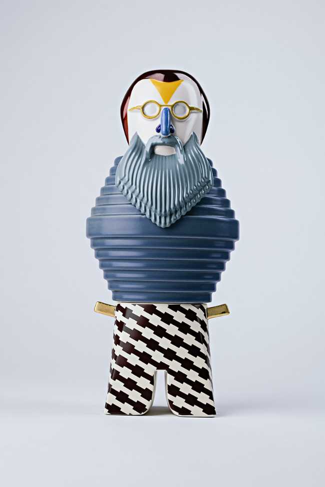 ceramic blue copy designer object