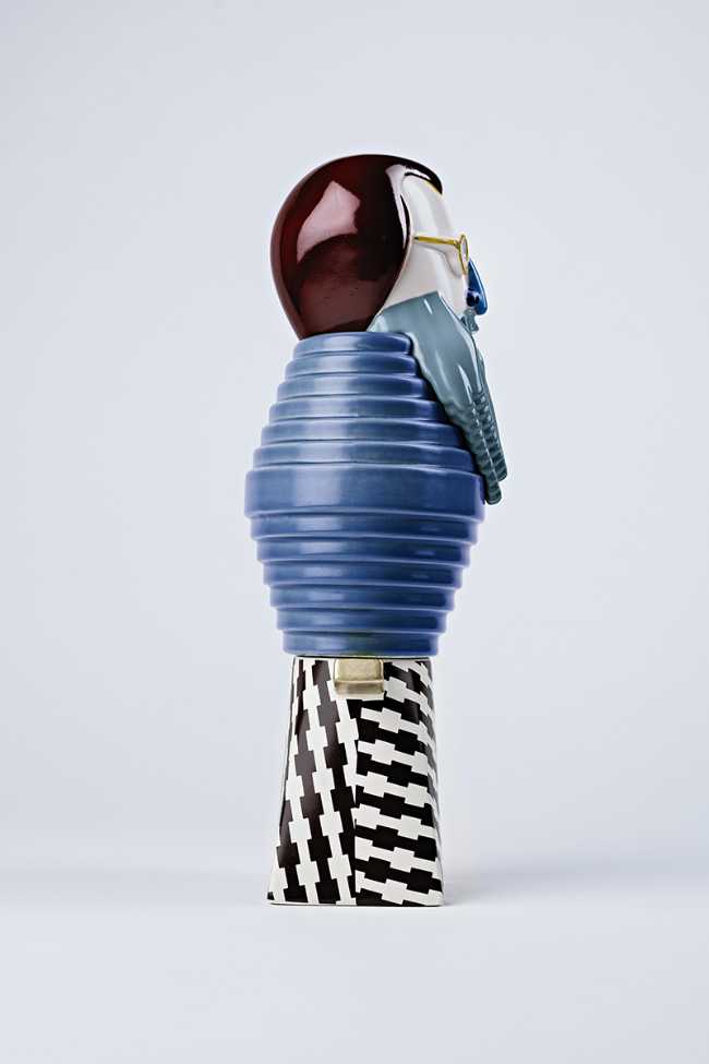 ceramic copy designer object with chess pants