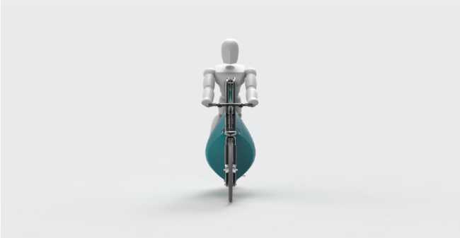 small size city cargo bicycle