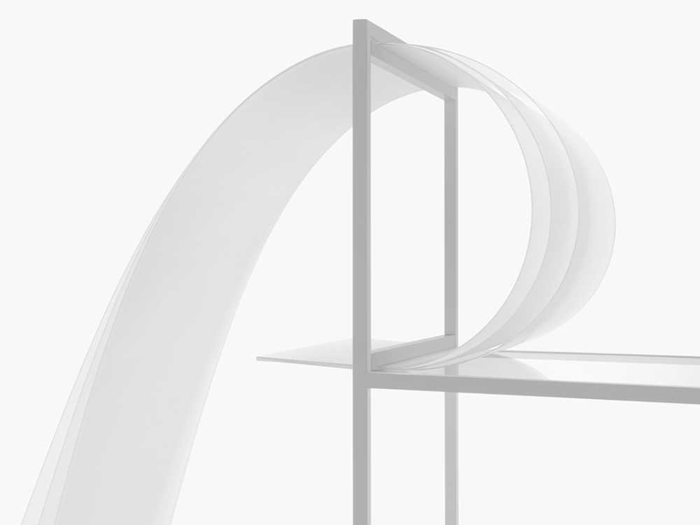 white seat with polycarbonate sheet