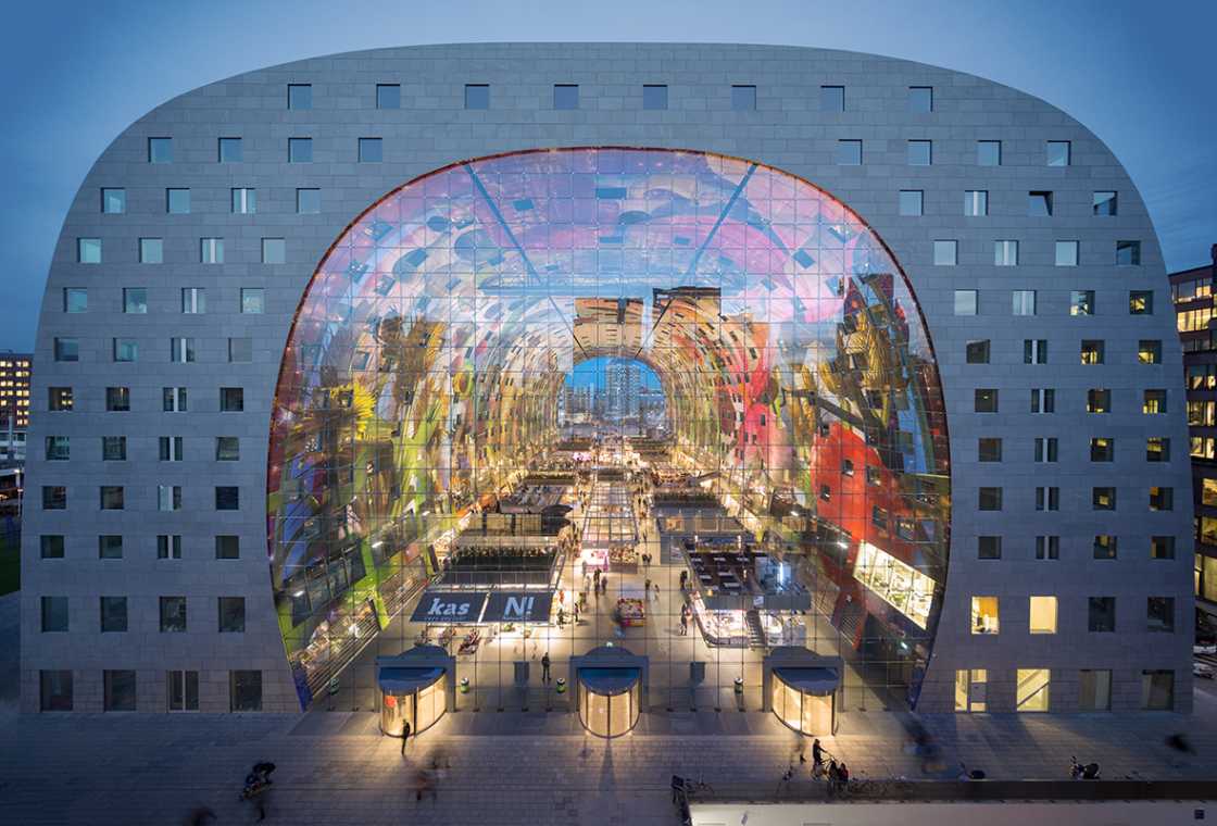 Rotterdam's Market Hall: A Vibrant Hub at the Heart of the city