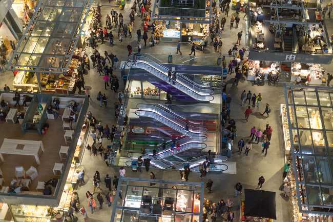 Market Hall, the lively beating heart in the center of Rotterdam.