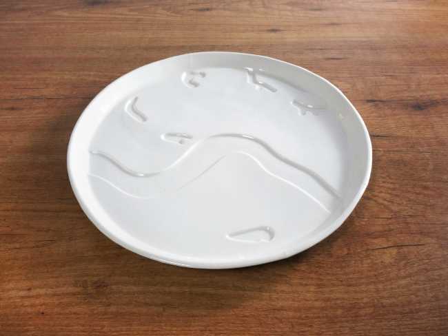 landscape porcelain plate