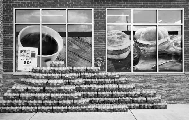 Exterior of a warehouse