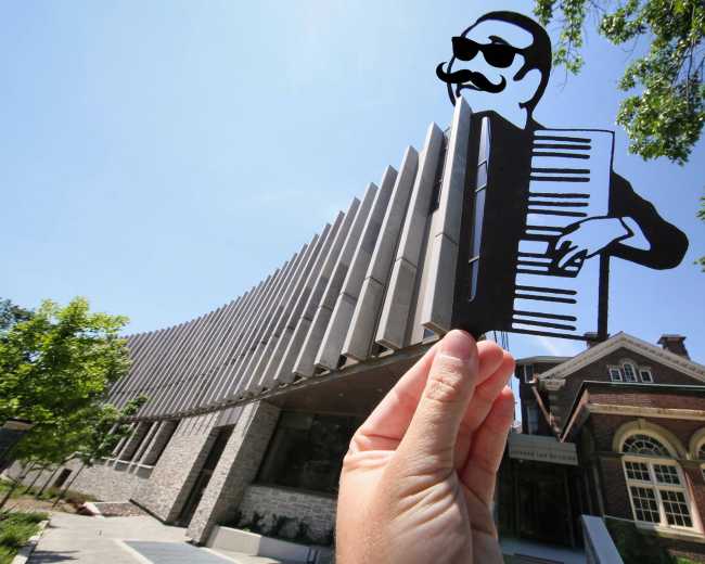 Music and external facade