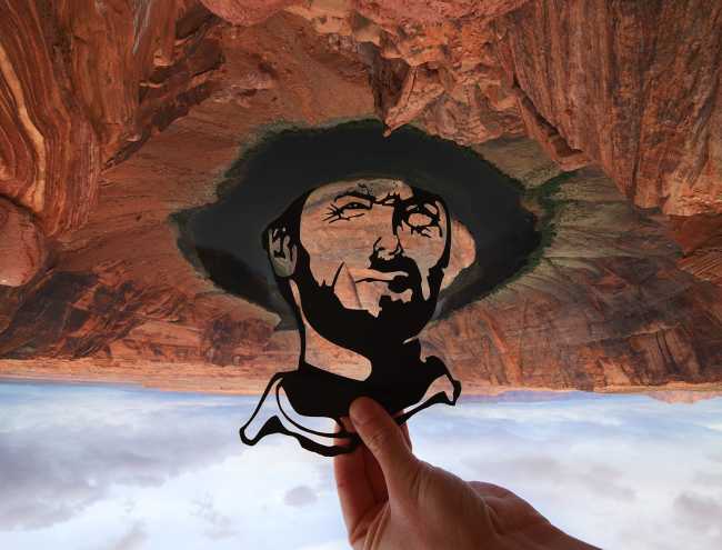 Photography upside down and Clint Eastwood