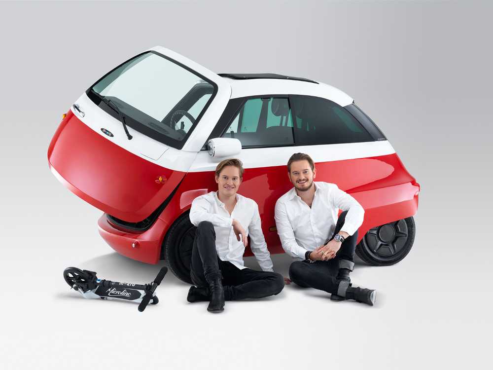 The electric Microlina is offered in various color versions