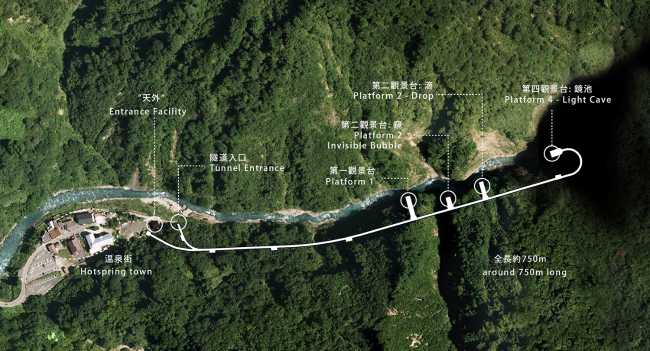 Percorso del tunnel sul territorio