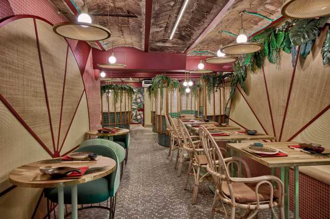 Restaurant à Valence proposant un mélange de saveurs tropicales et orientales. Une fusion entre cuisine et design