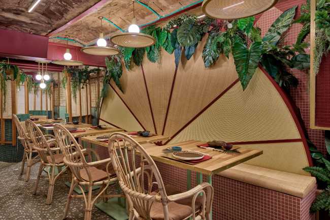 Restaurant à Valence proposant un mélange de saveurs tropicales et orientales. Une fusion entre cuisine et design