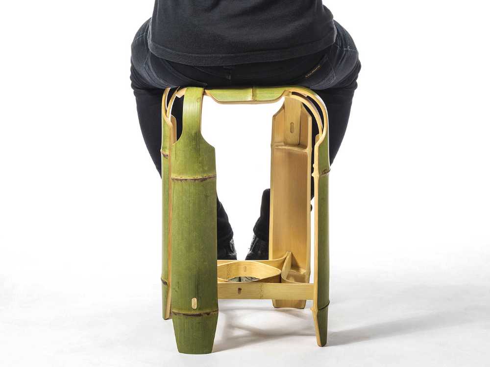 Bamboo stool