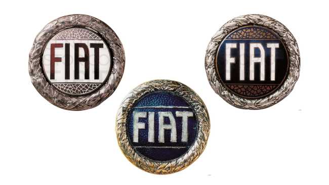 Los logotipos de Fiat de 1921 a 1929