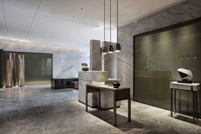 Entrance hall to the building