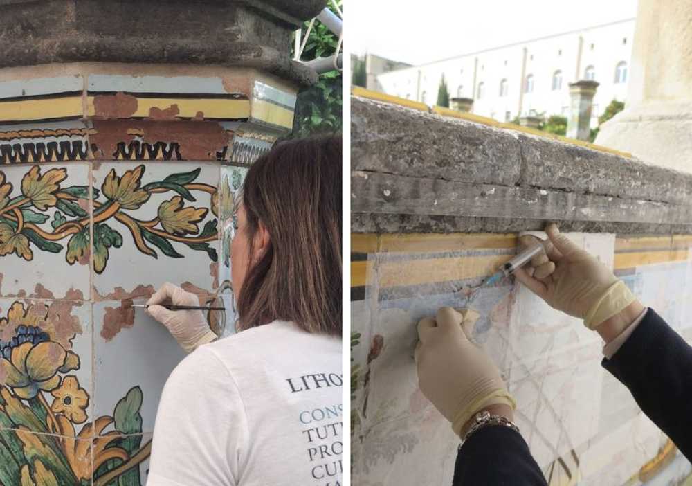 Nanotecnologie per il restauro del Chiostro di Santa Chiara