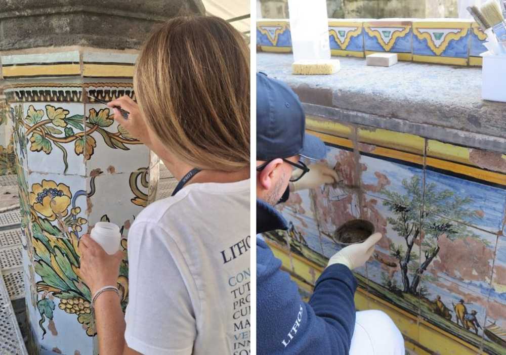 Nanotecnologie per il restauro del Chiostro di Santa Chiara