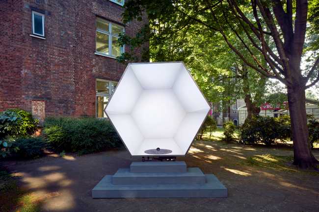 installazione luminosa specchio luce