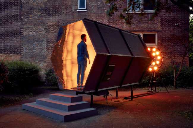 installazione luminosa specchio luce