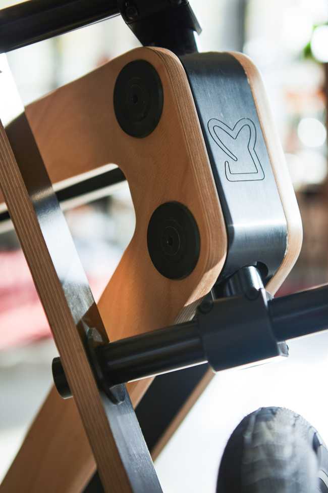 Detail of the bicycle connection system