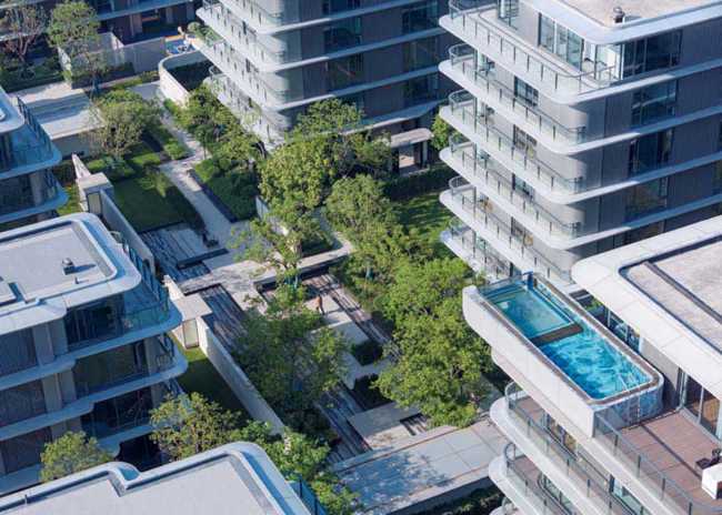Complesso residenziale KINCANG Egrets Waves 3.0 tra acqua e cielo