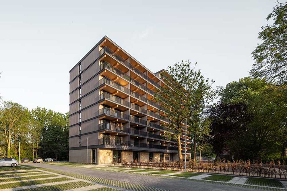 Edificio Valckensteyn: legno strutturale per 82 alloggi sociali