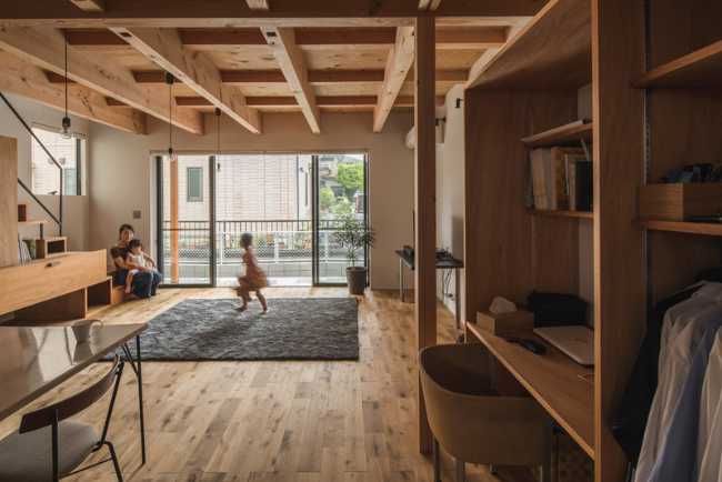 Interior and uniformed wood furniture