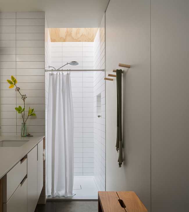 White interior bathroom