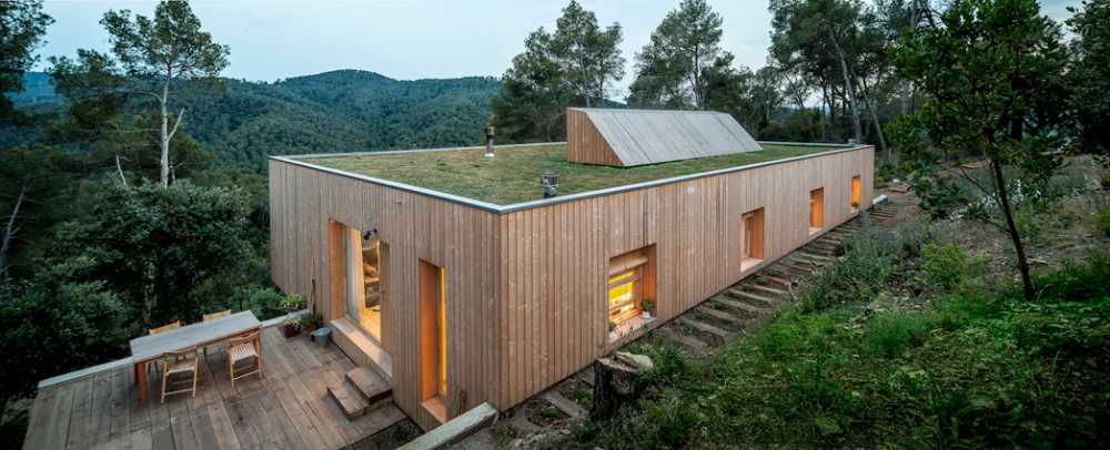 Casa bioclimática con vista panorámica