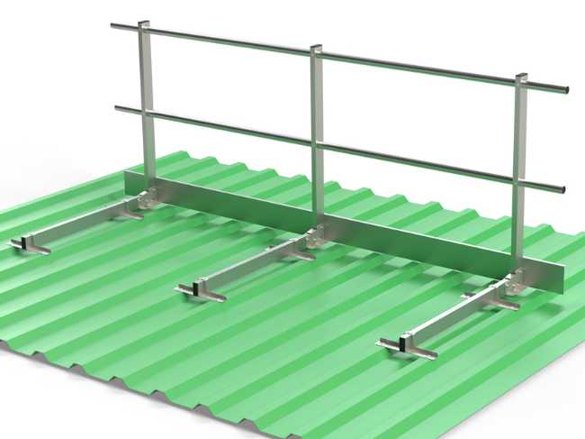 Sicurezza in copertura: PERIMETRAL42 per il fotovoltaico Esapro