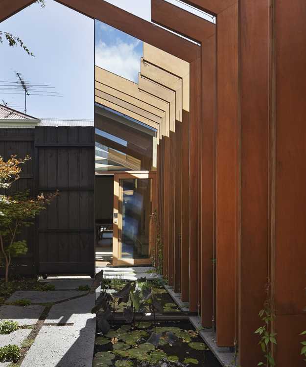 External extension of the house