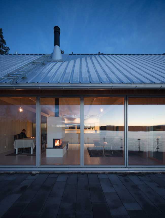 Full height window on the living room