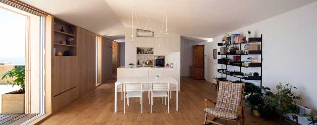 Soggiorno e cucina open space