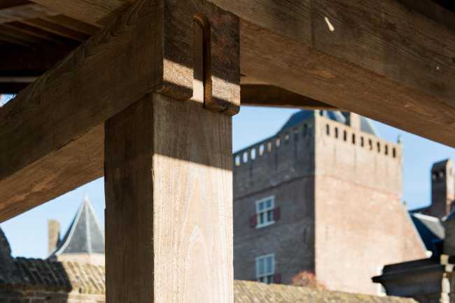 Wooden extension detail