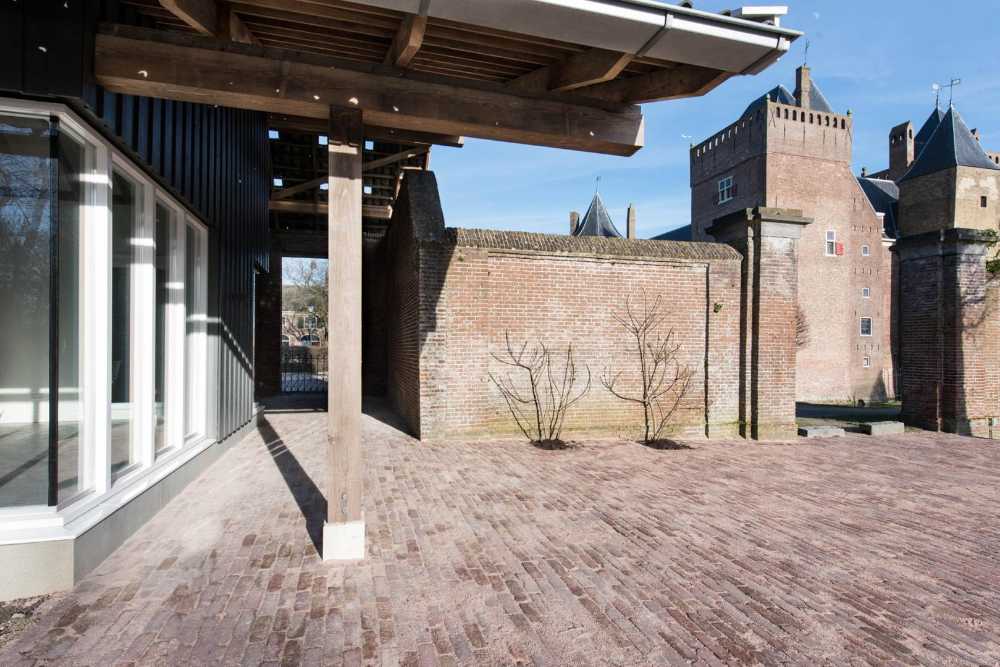 Wooden extension of a historic castle