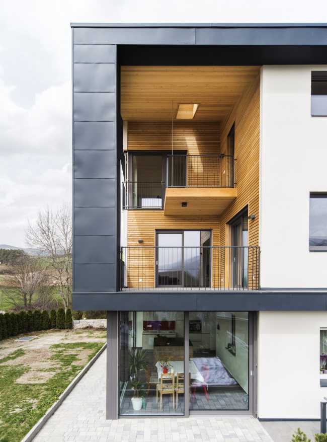 Legno e metallo per un'abitazione