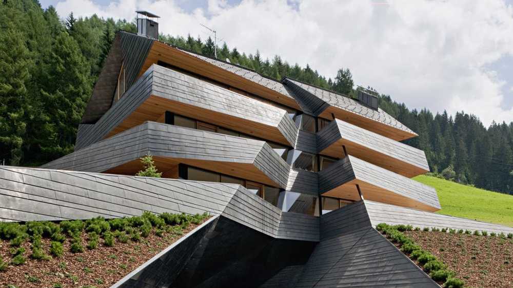Residencias de madera en los Dolomitas