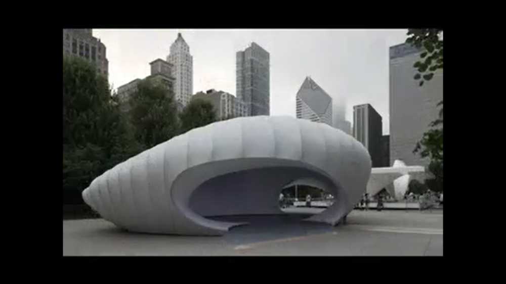 temporary pavilion  in Chicago