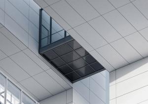 Building facade covered with Equitone Pictura fiber cement panels