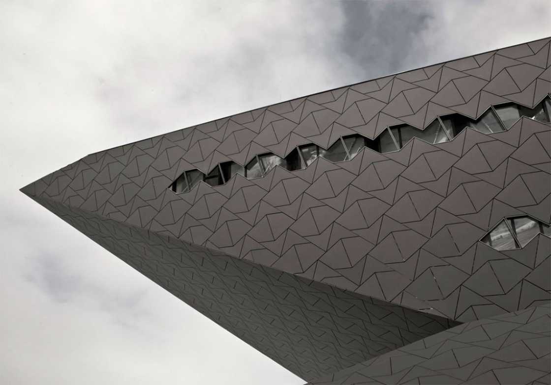 Facade Opera by Erl covered with Equitone Natura fiber cement panels