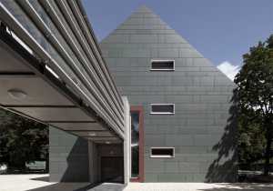 Facade Opera by Erl covered with Equitone Natura fiber cement panels