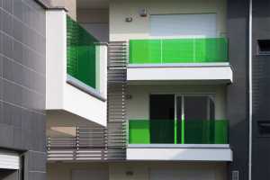 Garda SP green glass balustrade