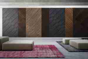 Wooden wall of Fritsjurgens doors with retractable hinge rotation on vertical axis