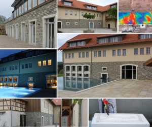 Collage of images of projects made with Geopietra MasterSystem.